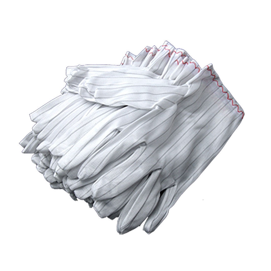 20 PCS Stripe Electric Working Anti Static Gloves White