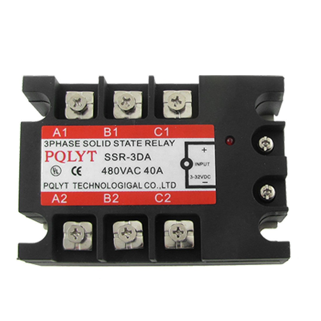 3-phase Solid State Relay SSR-3DA DC-AC 40A 3-32VDC / 480VAC