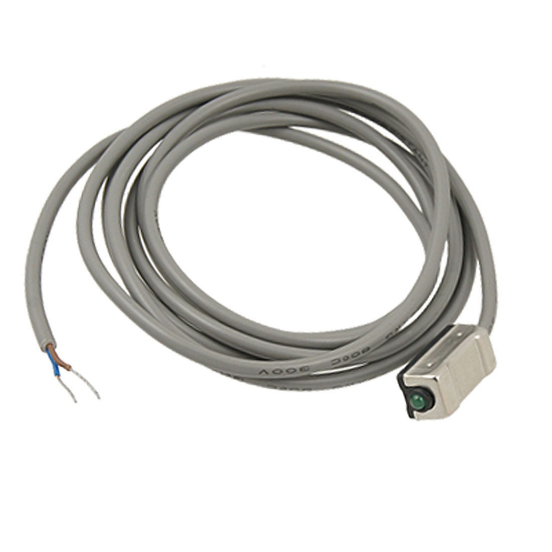 Green LED Indicator Pneumatic Air Cylinder Magnetic Reed Switch NO