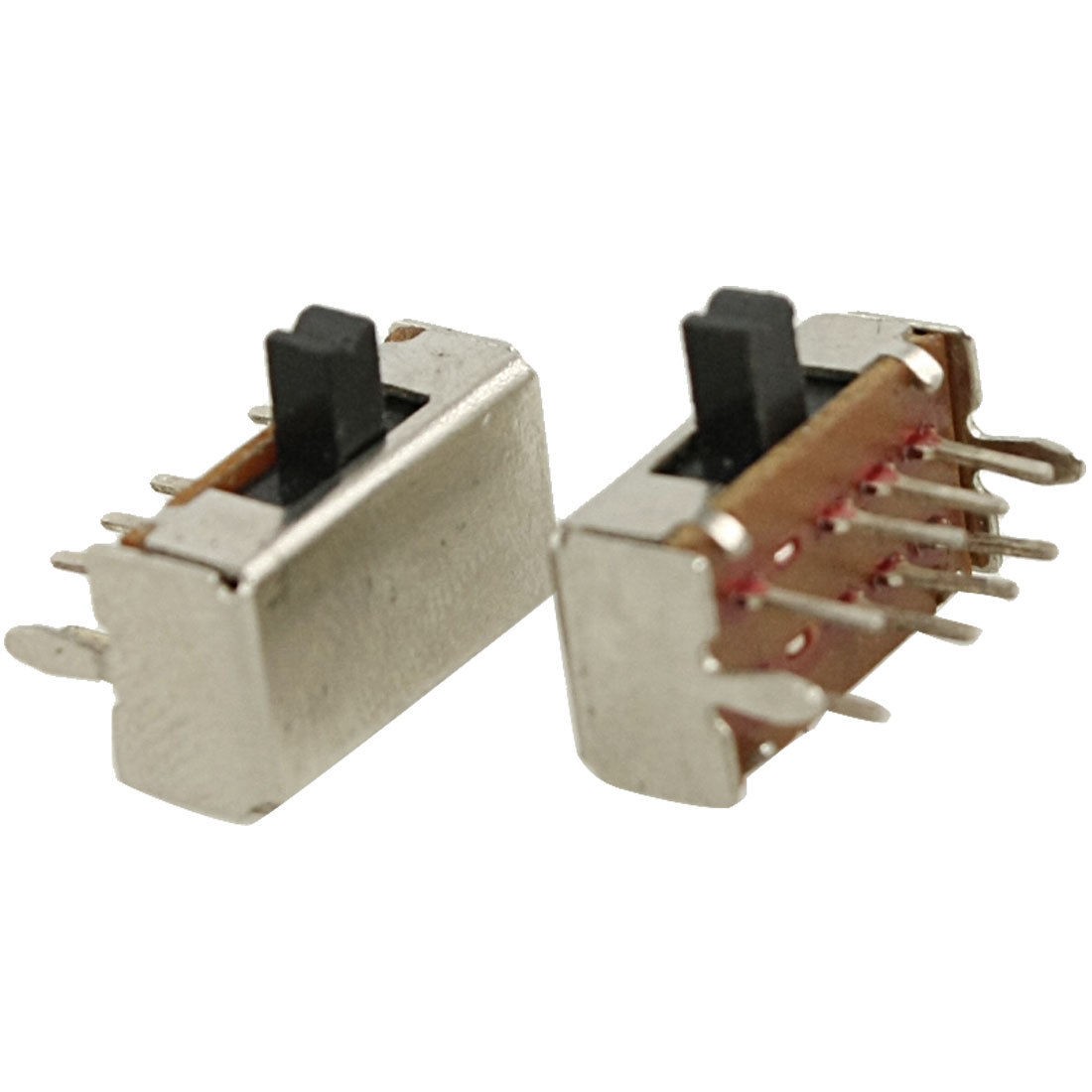 5 Pcs 3mm High Side Knob 8 Pin 3 Position 2P3T DP3T PCB Slide Switch 0.5A 50V DC