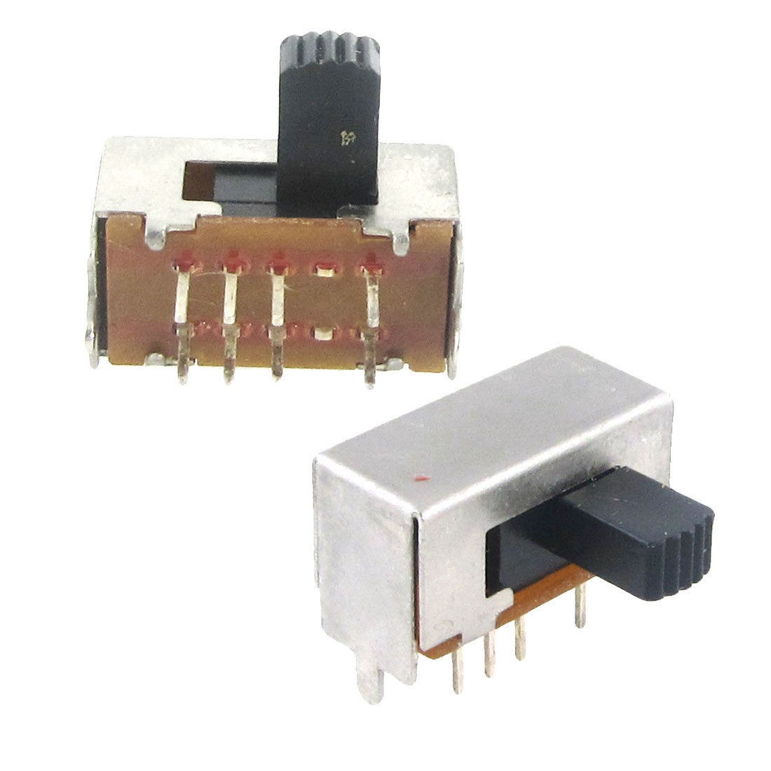 5 Pcs x Panel PCB 8 Pins 3 Position 2P3T DP3T Slide Switch Side Knob 0.5A 50V DC