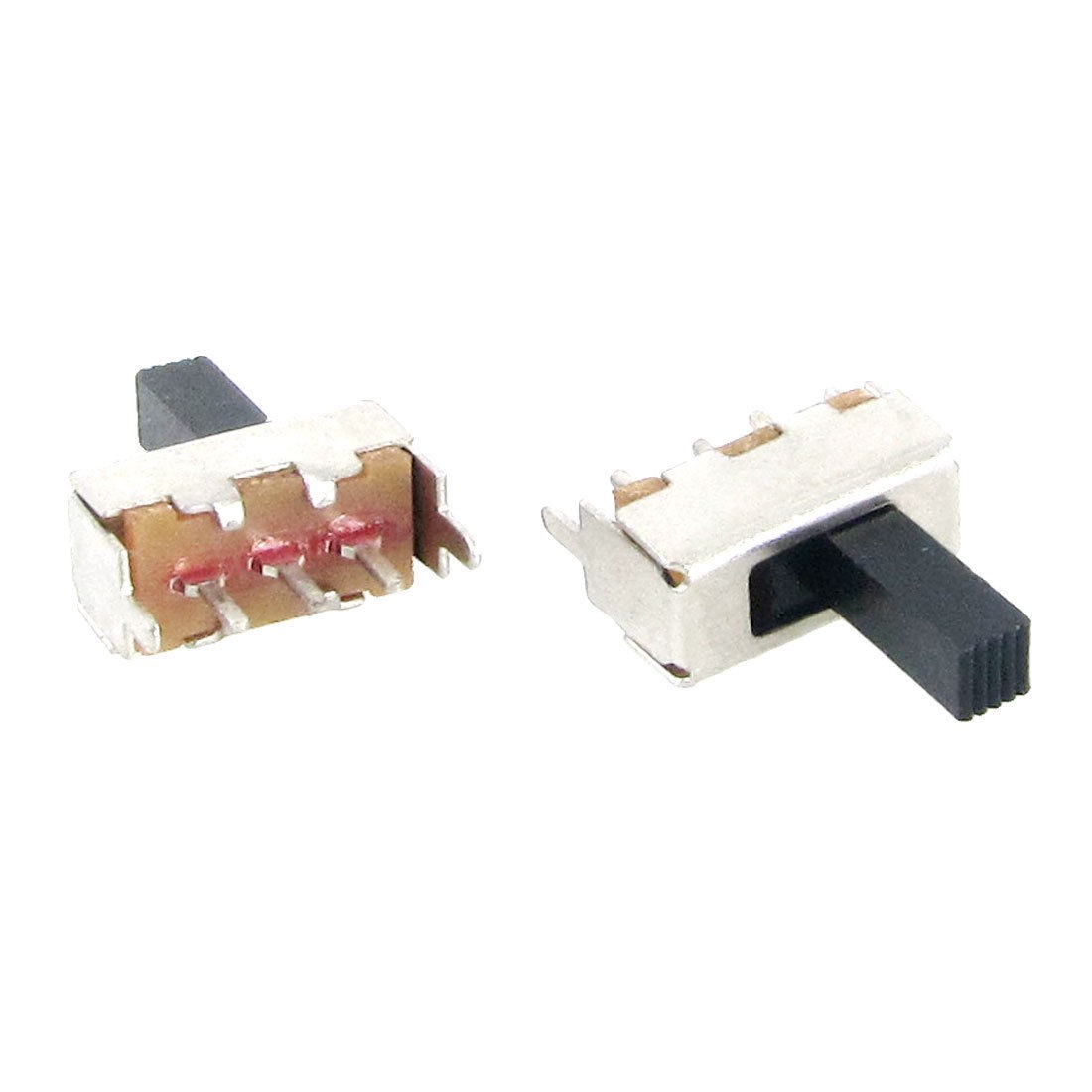 5 x 8mm Height Knob 3 Pin 2 Position 1P2T SPDT Vertical Slide Switch 0.5A 50V DC