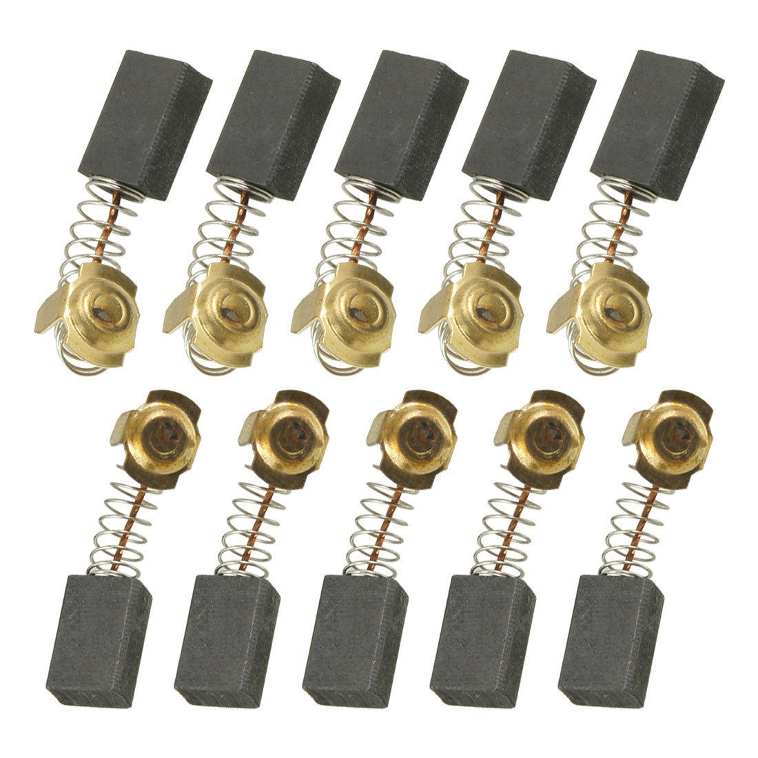 10 x Spring 41/64" x 27/64" x 7/25" Carbon Brushes for Electric Motor