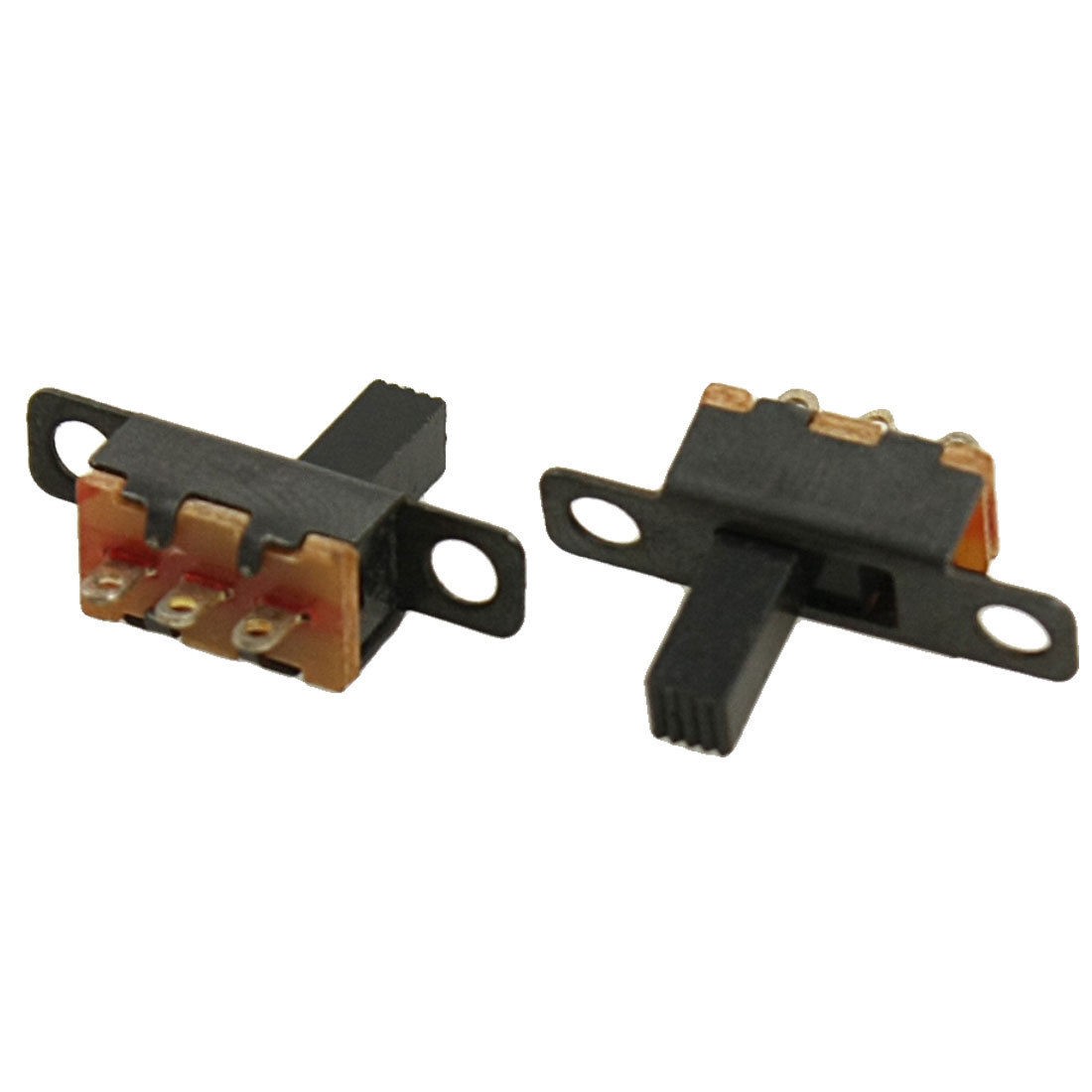 5 Pcs 7mm Height Knob 3 Pin 2 Position 1P2T SPDT Panel Slide Switch 0.5A 50V DC