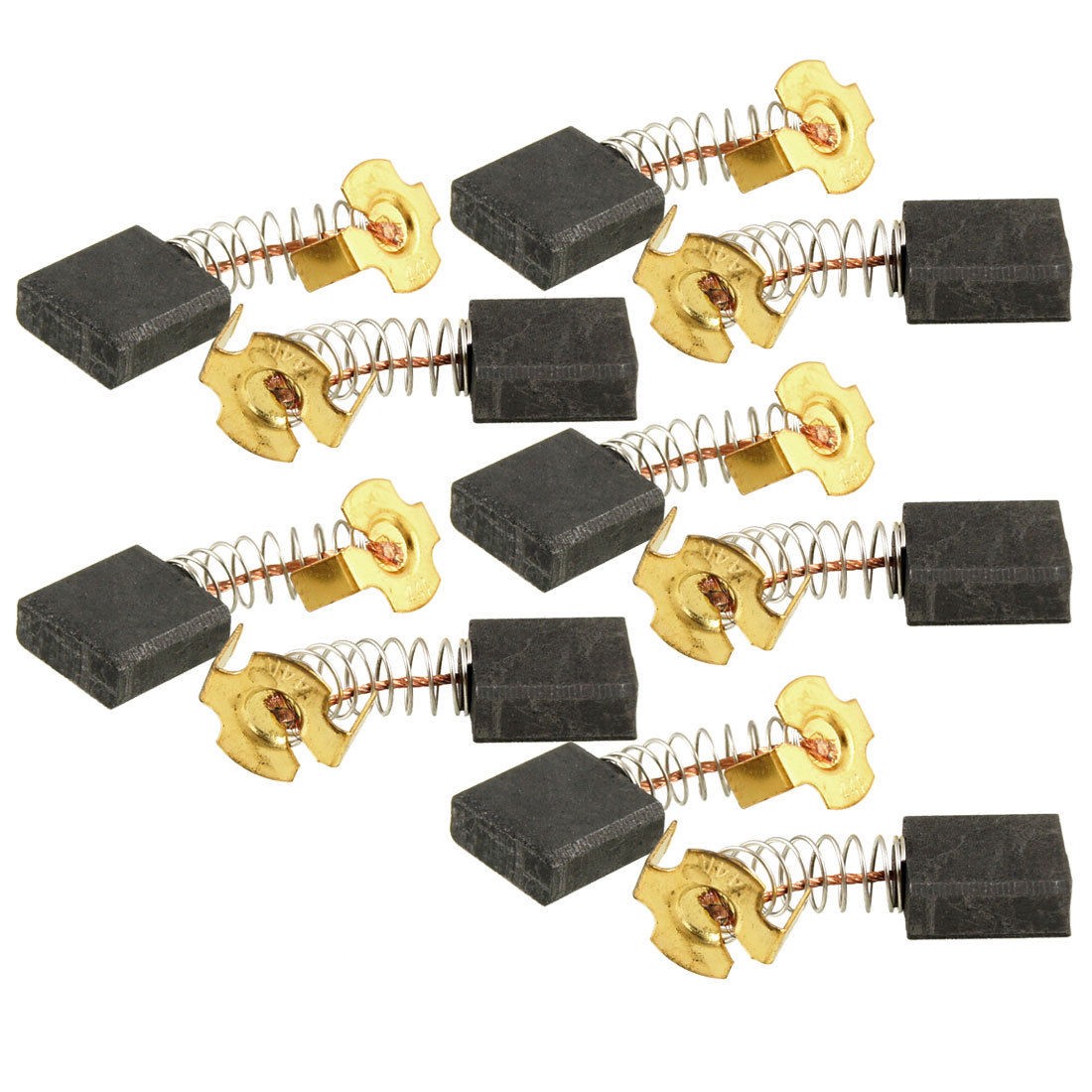 43/64" x 43/64" x 7/25" Power Tool Part Carbon Brushes 10 Pcs