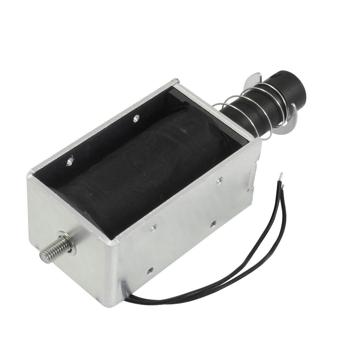 DC 12V 1.5A 5mm Stroke 1400gf Force Push Type Solenoid Electromagnet