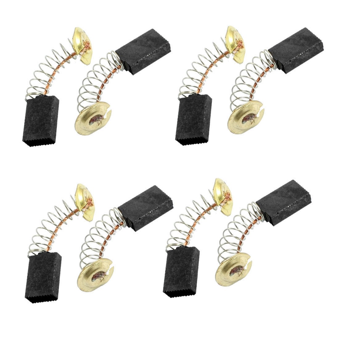 8 Pcs Spring Type Electric Drill Motor Carbon Brushes 63/100" x 2/5" x 1/5"