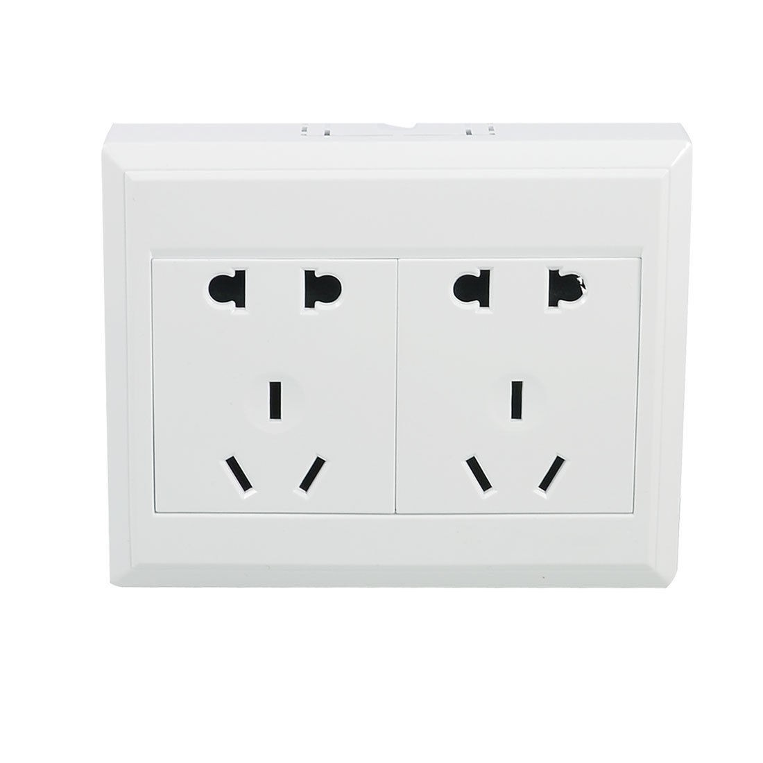 Screws Fixed 10-16A AC 110-250V 2 Pin US EU Outlet AU Socket Wall Plate