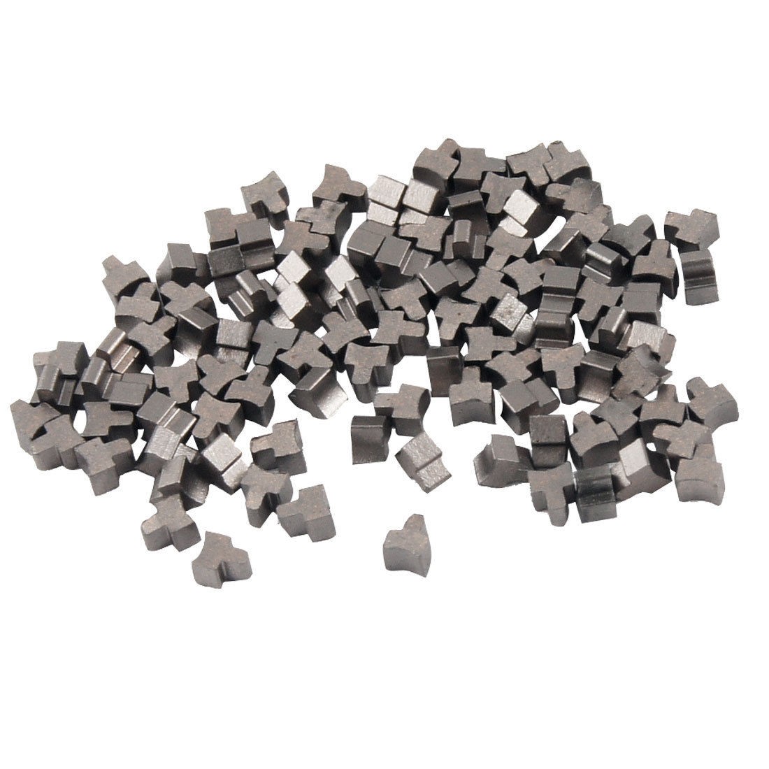 100 Pcs Electric Motor Carbon Brushes 1/10" x 1/11" x 5/64"