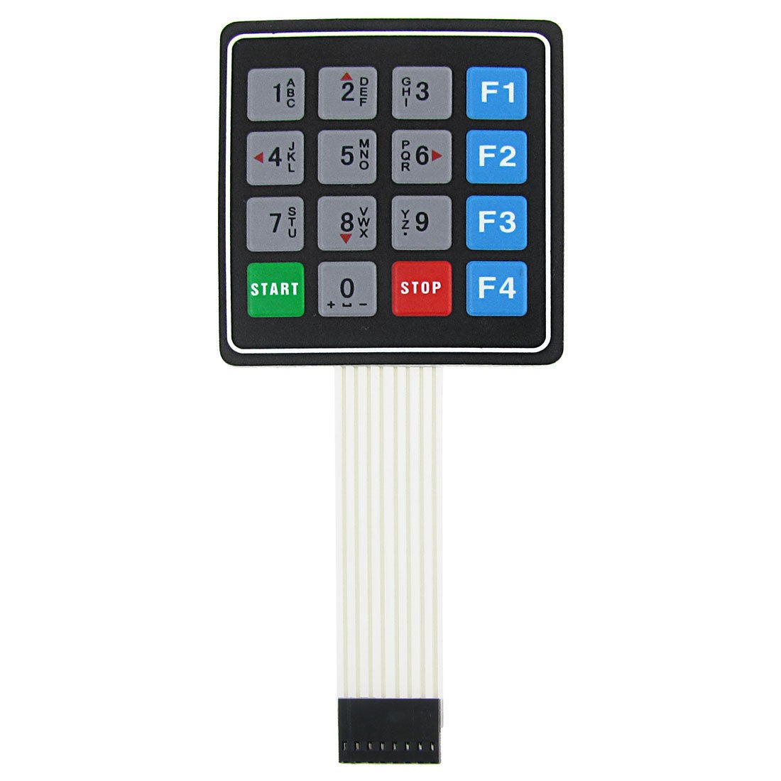 30mA 76x69x0.8mm 4x4 16 Key Matrix Array Membrane Switch New