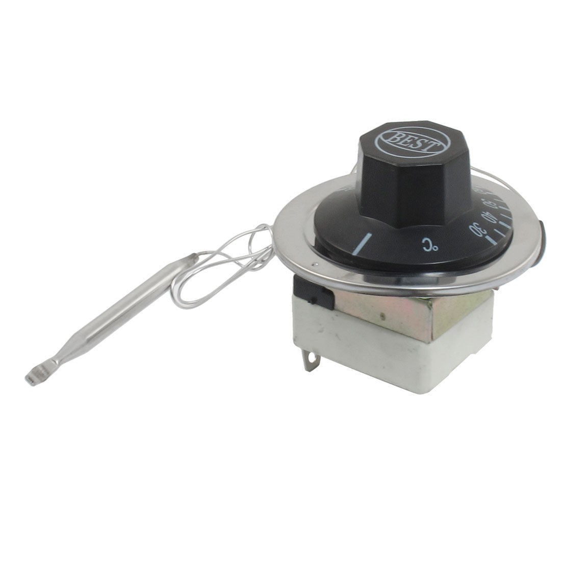 AC 16A 250V 30-110 Celsius 1NO 1NC Capillary Temperature Capillary Thermostat