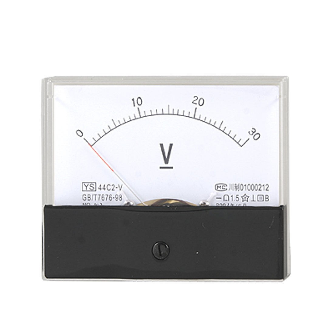 0-30V Scale DC Voltage Panel Meter Analog Gauge 44C2