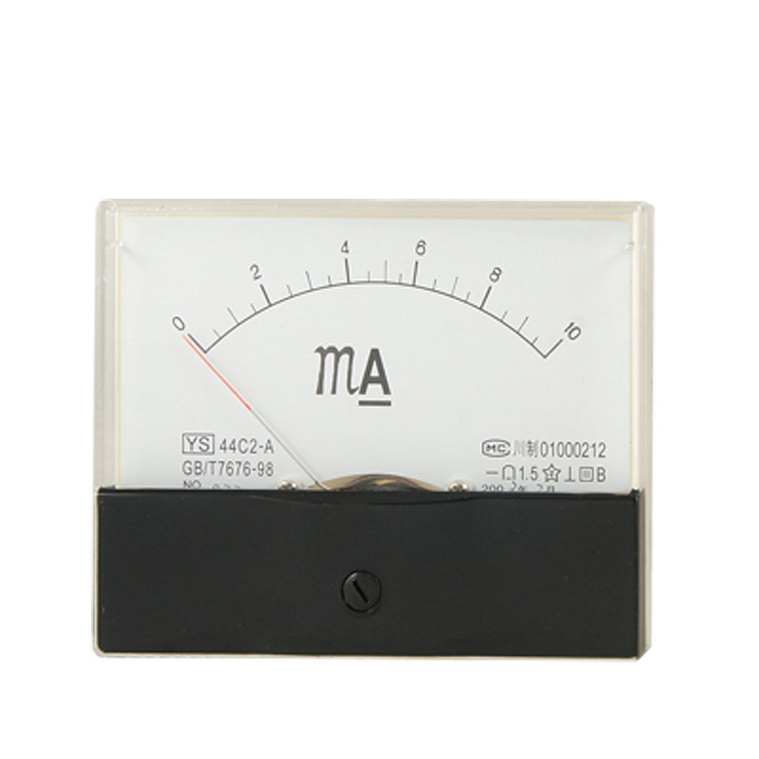 DC 0-10mA Current Rectangle Panel Meter Amperemeter