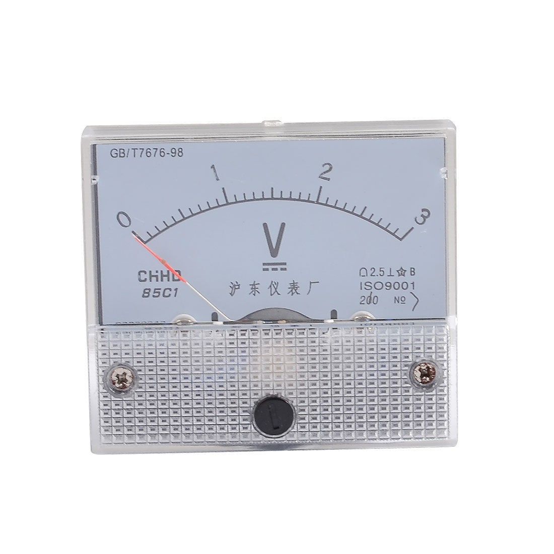 Class 2.5 Accuracy Analog DC 0-3V Scale Electric Voltage Meter Panel