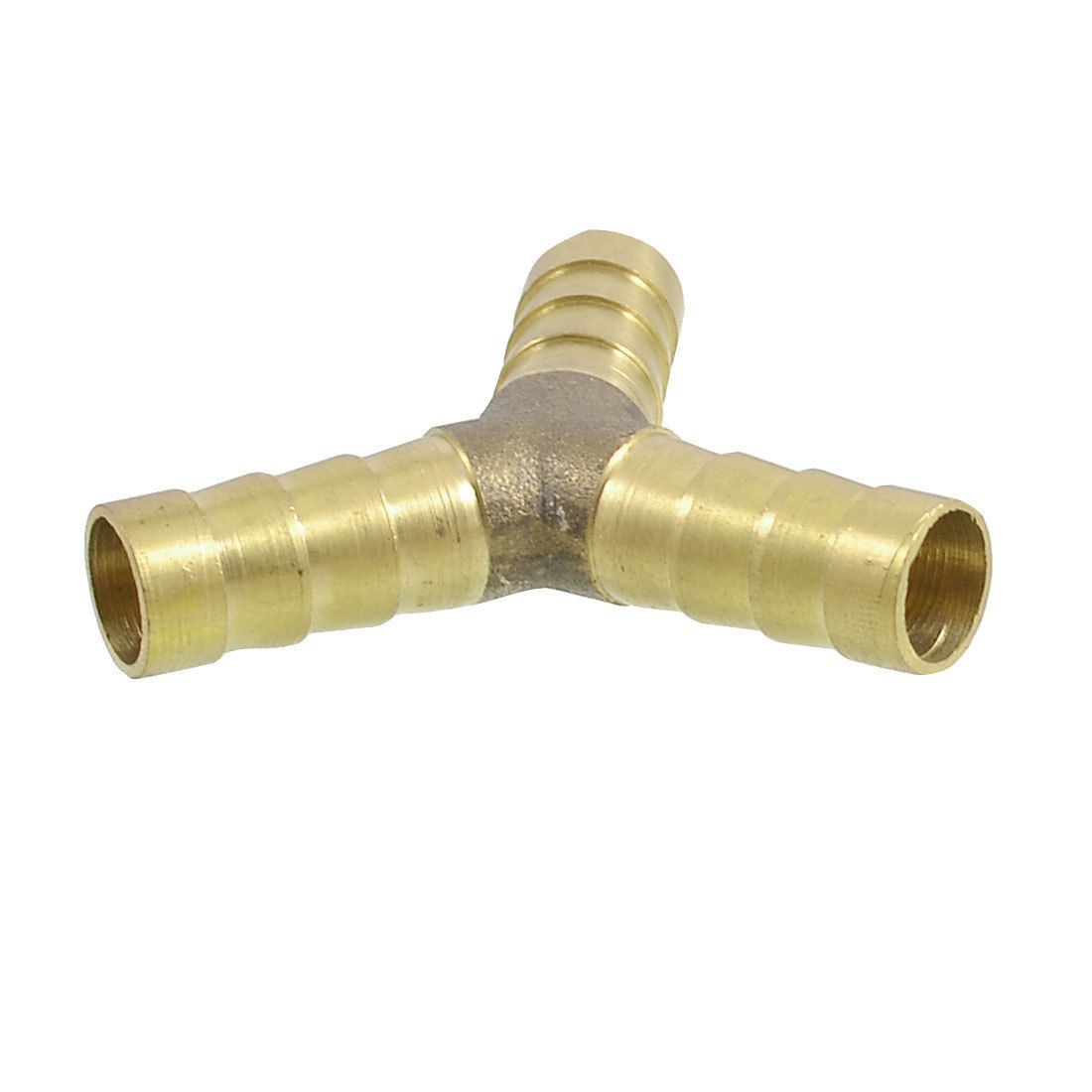 10mm to 10mm Y Shape Quick Joint Air Pneumatic Fittings Gold Tone