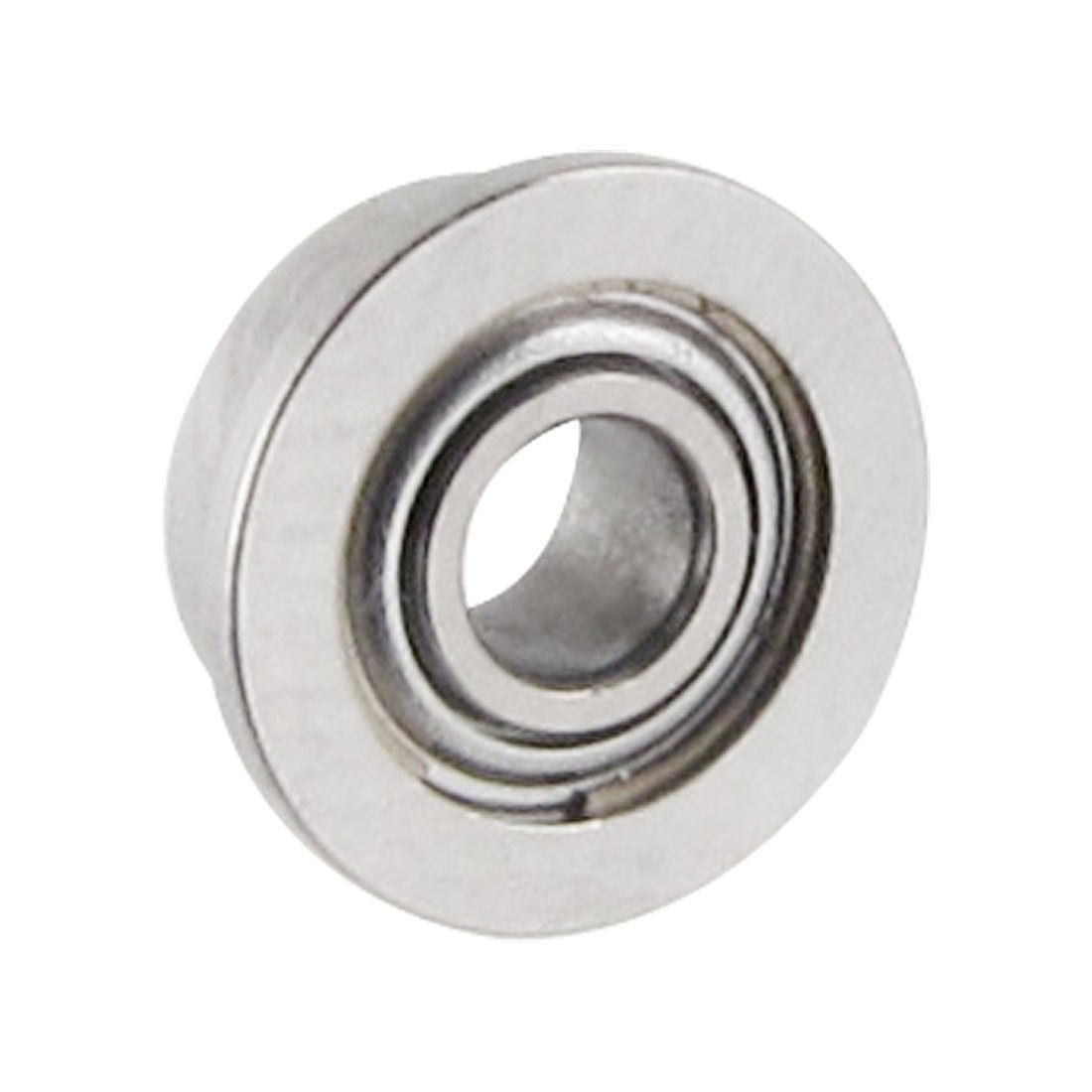 Flanged 2mm x 5mm x 2.3mm Stainless Steel Shields Deep Groove Ball Bearing
