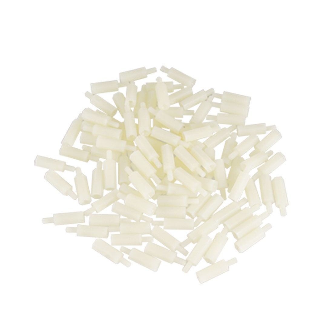 21 x 6mm Hex Offwhite PC Board Spacer Support 100 Pcs