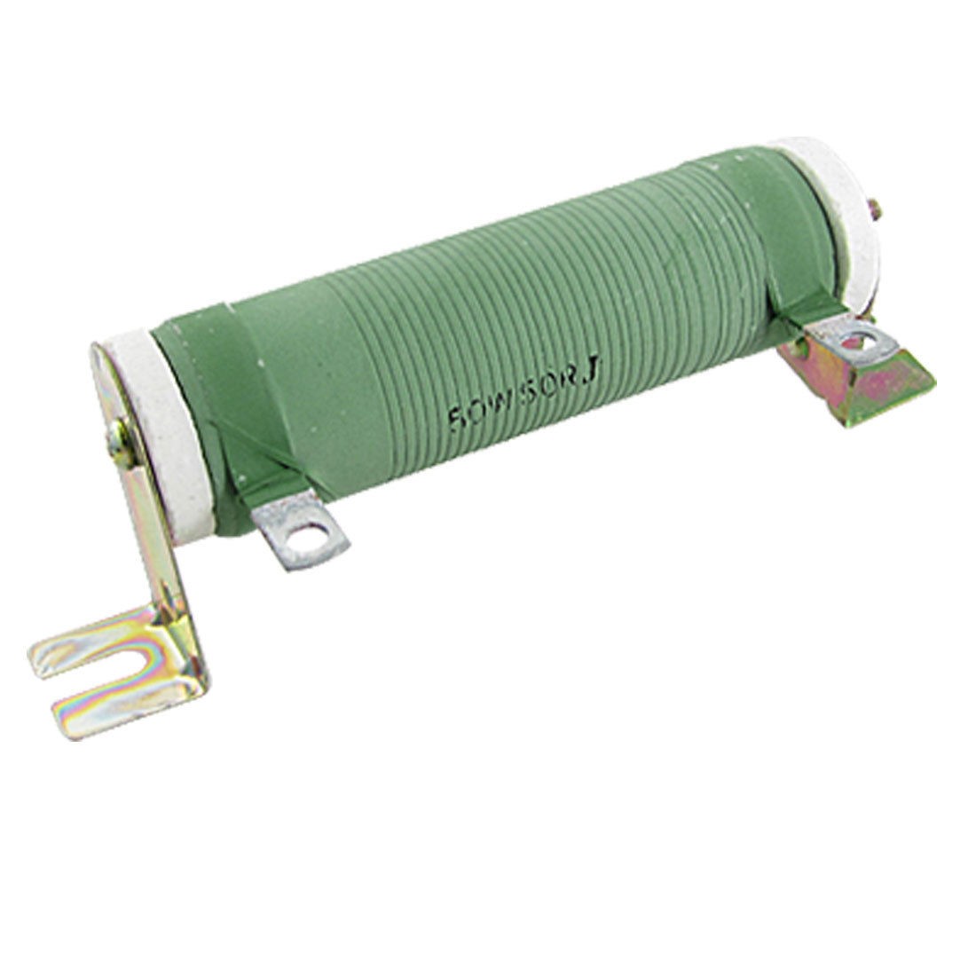 Ceramic Tube Wire Wound Fix Resistor 50 Ohm 50W 50 Watt