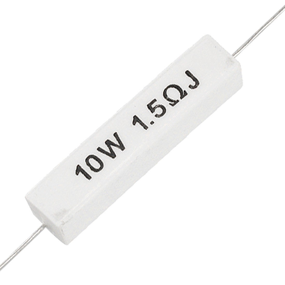 5x Axial Lead Ceramic Cement Resistors 1.5 ohm 1R5 10W 5%