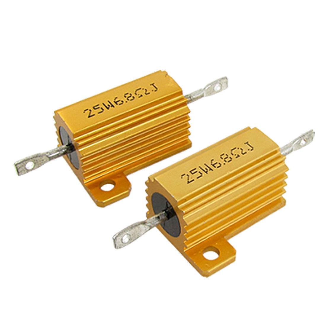 25W 6.8 ohm 6.8R Aluminium Cald Resistor 25 W Watt x 2