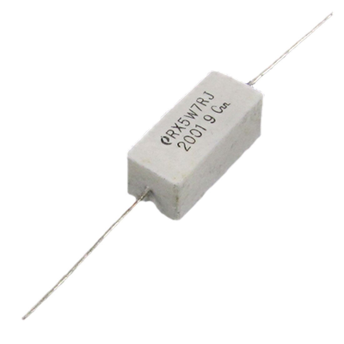 7R 7 Ohm 5% 5W Wire Wound Ceramic Cement Resistor 10 Pcs