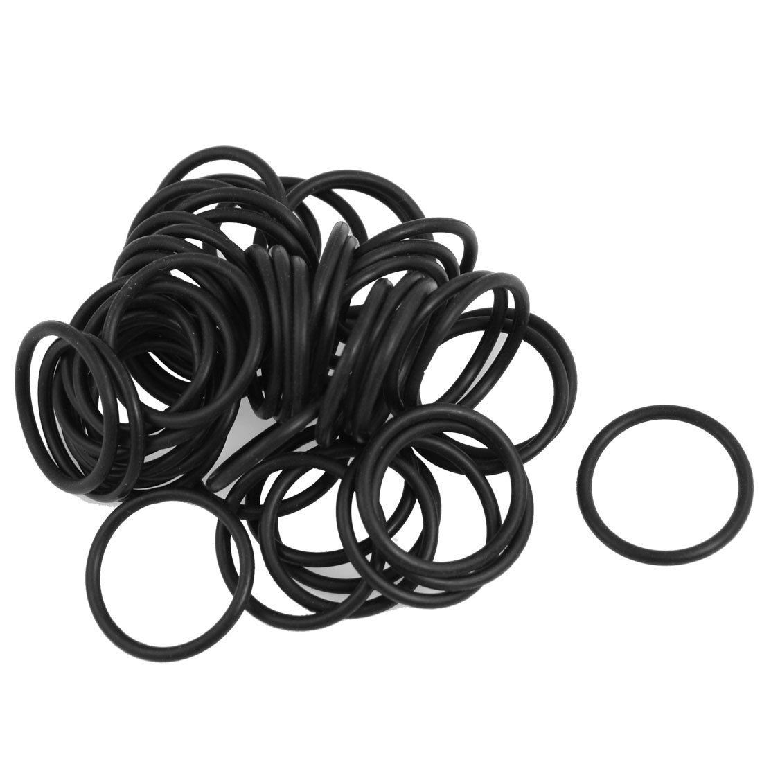 50 Pcs 23mm x 2mm Nitrile Rubber O Ring NBR Oil Seal Gaskets