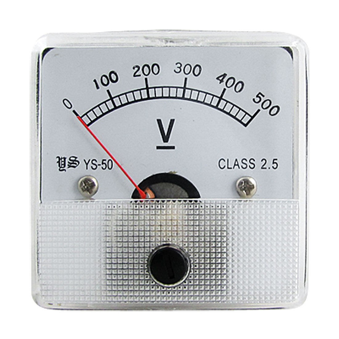 DC 0-500V Voltmeter Gauge Volt Measuring Panel Meter