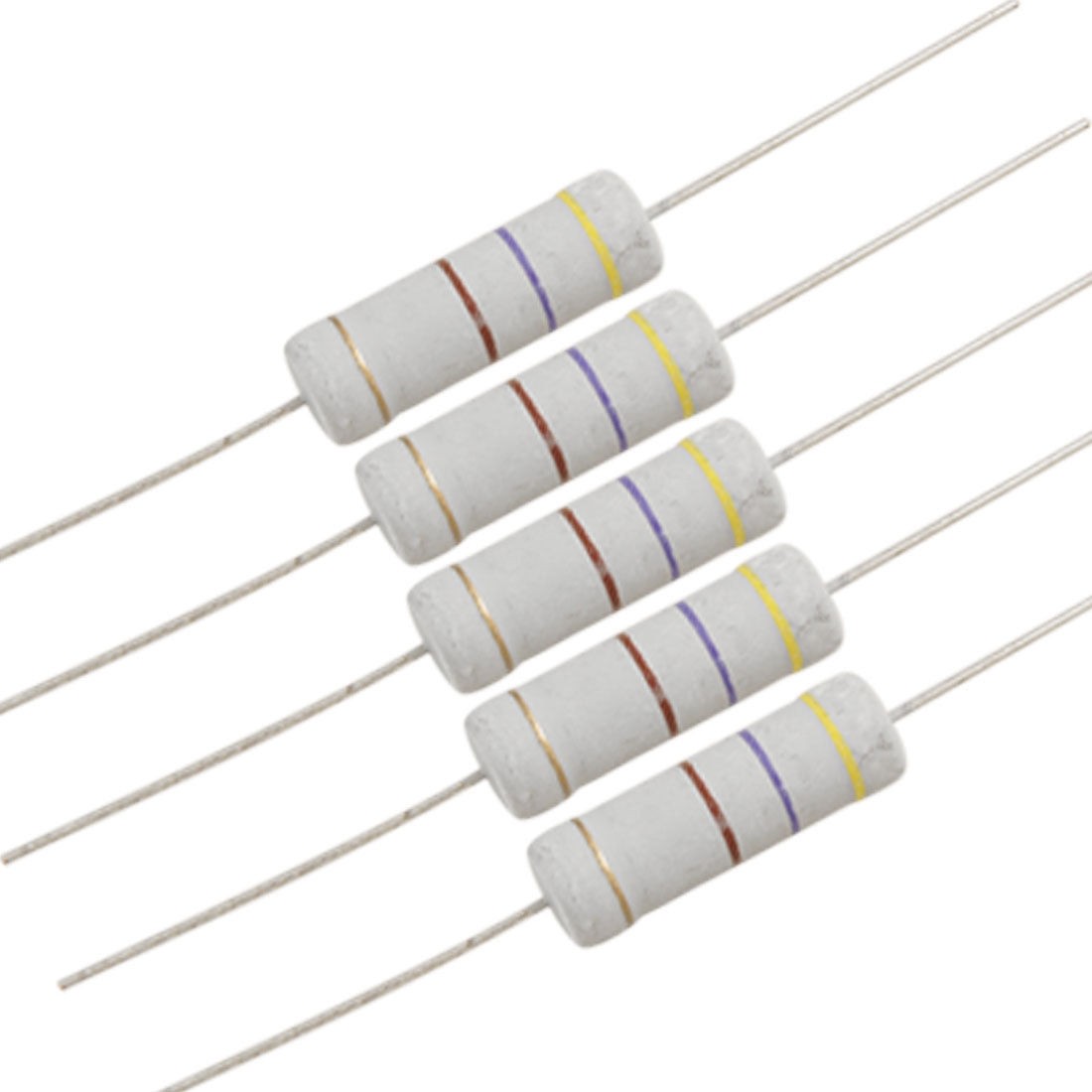 10 x 5W 700V 470 ohm Metal Oxide Film Resistors 470R