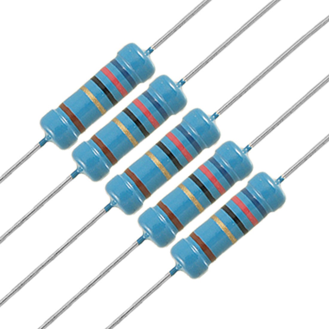 2W 62 Ohm 1% Through Hole Metal Film Resistor 200 Pcs