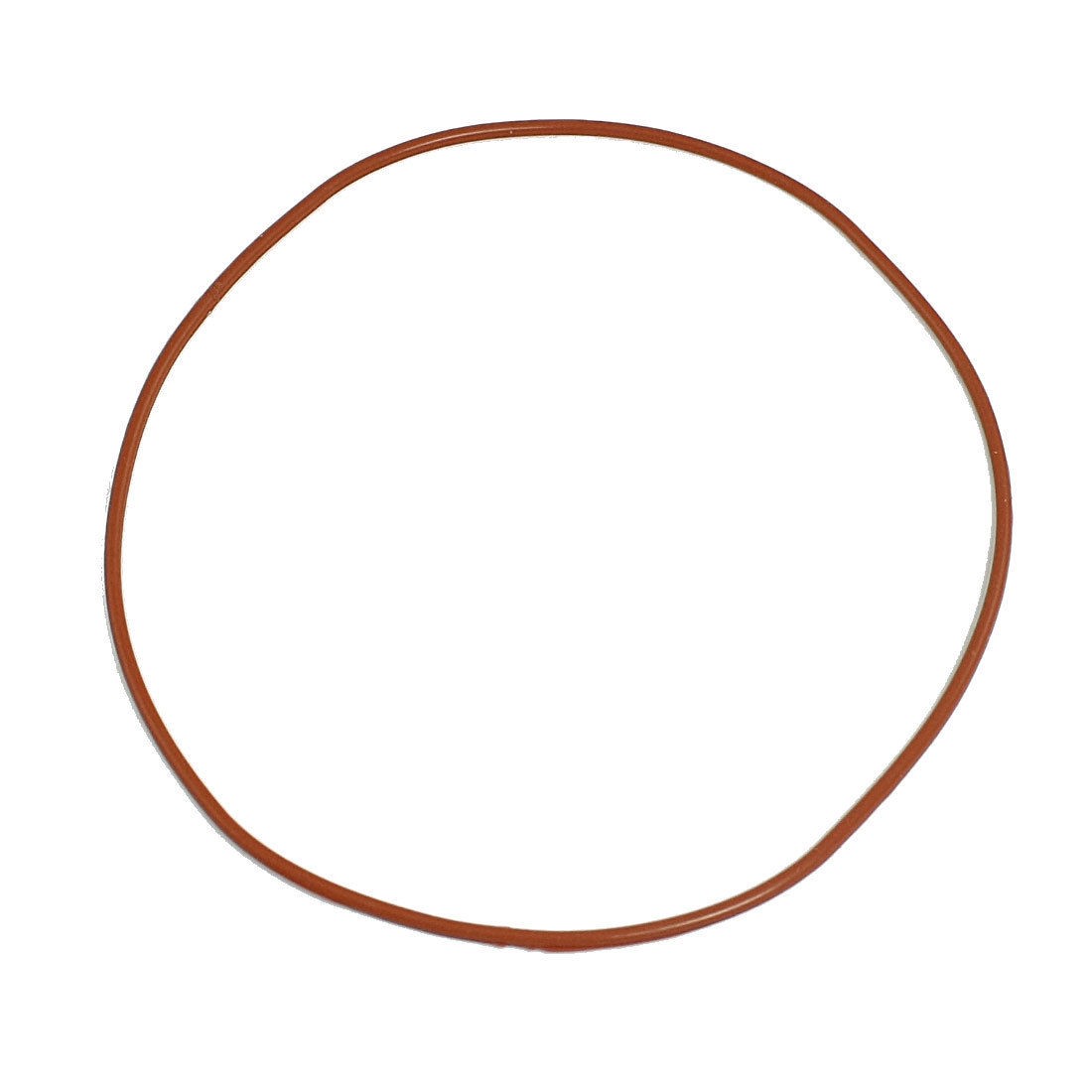 130mm Outside Dia. 2.5mm Thickness Red Silicone O Ring Grommets