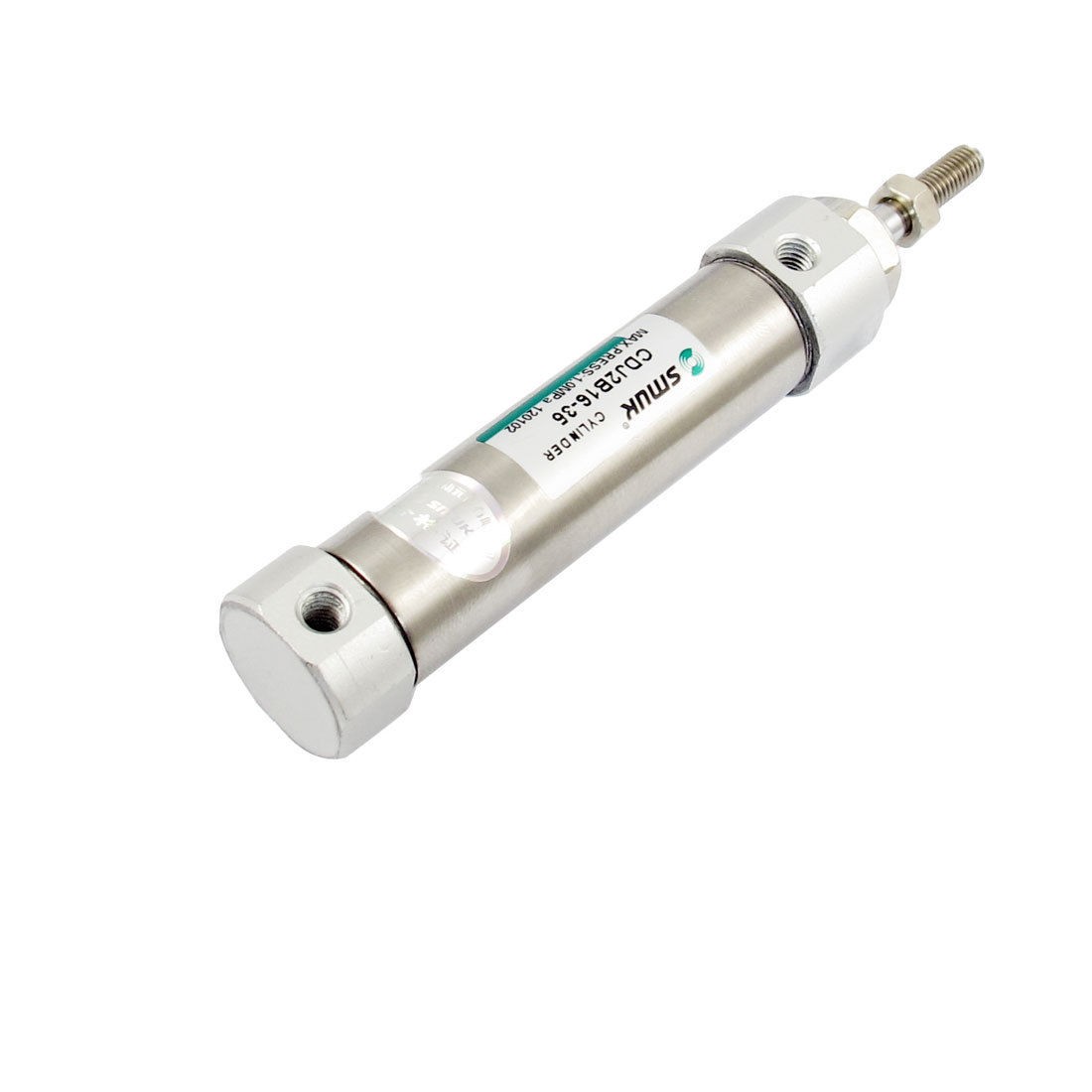 Double Action 16mm Bore 35mm Stroke Single Piston Rod Air Cylinder