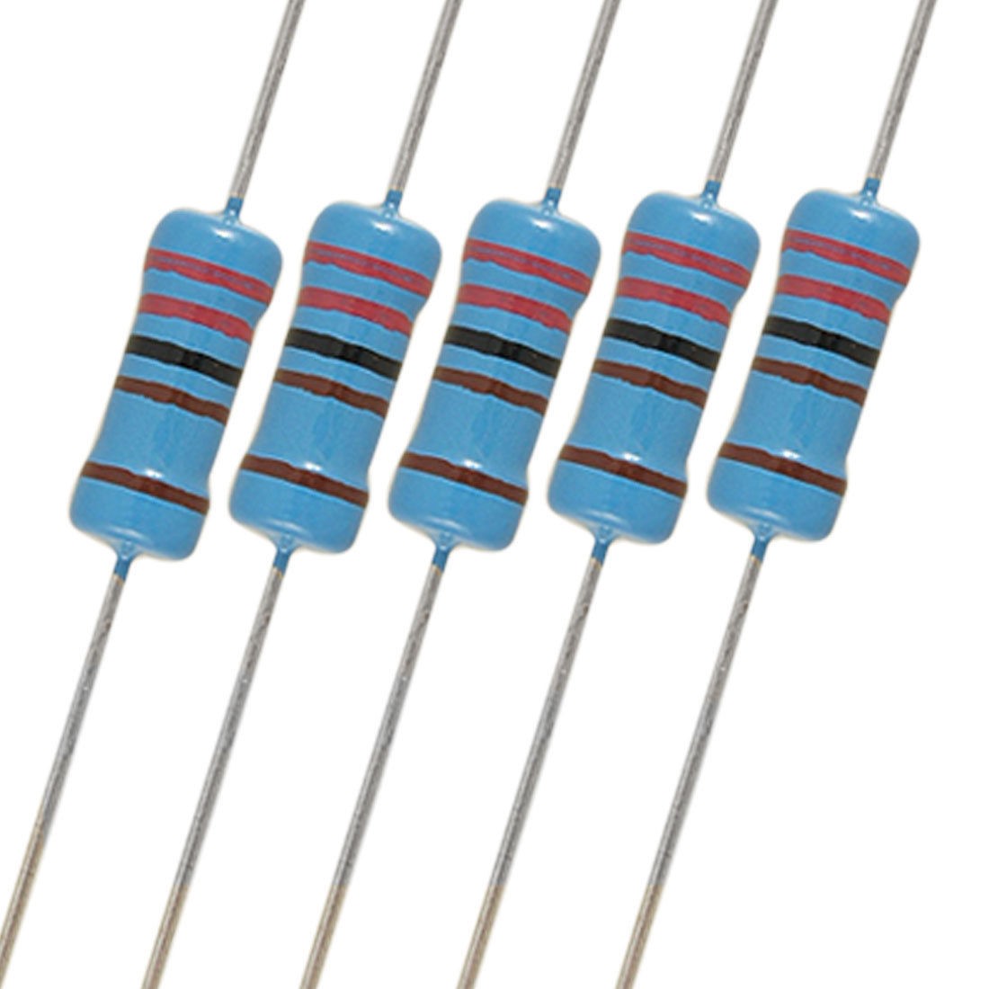 1W Watt 2.2K Ohm 1% 2K2 Metal Film Resistor 200 Pcs