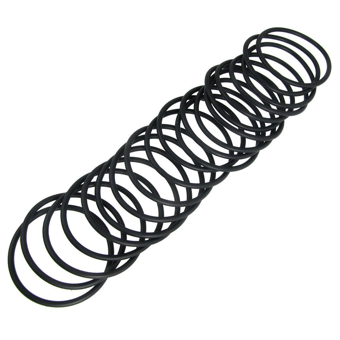 20 Pcs Industrial Flexible Rubber O Ring Seal Gasket 53mm x 60mm x 3.5mm