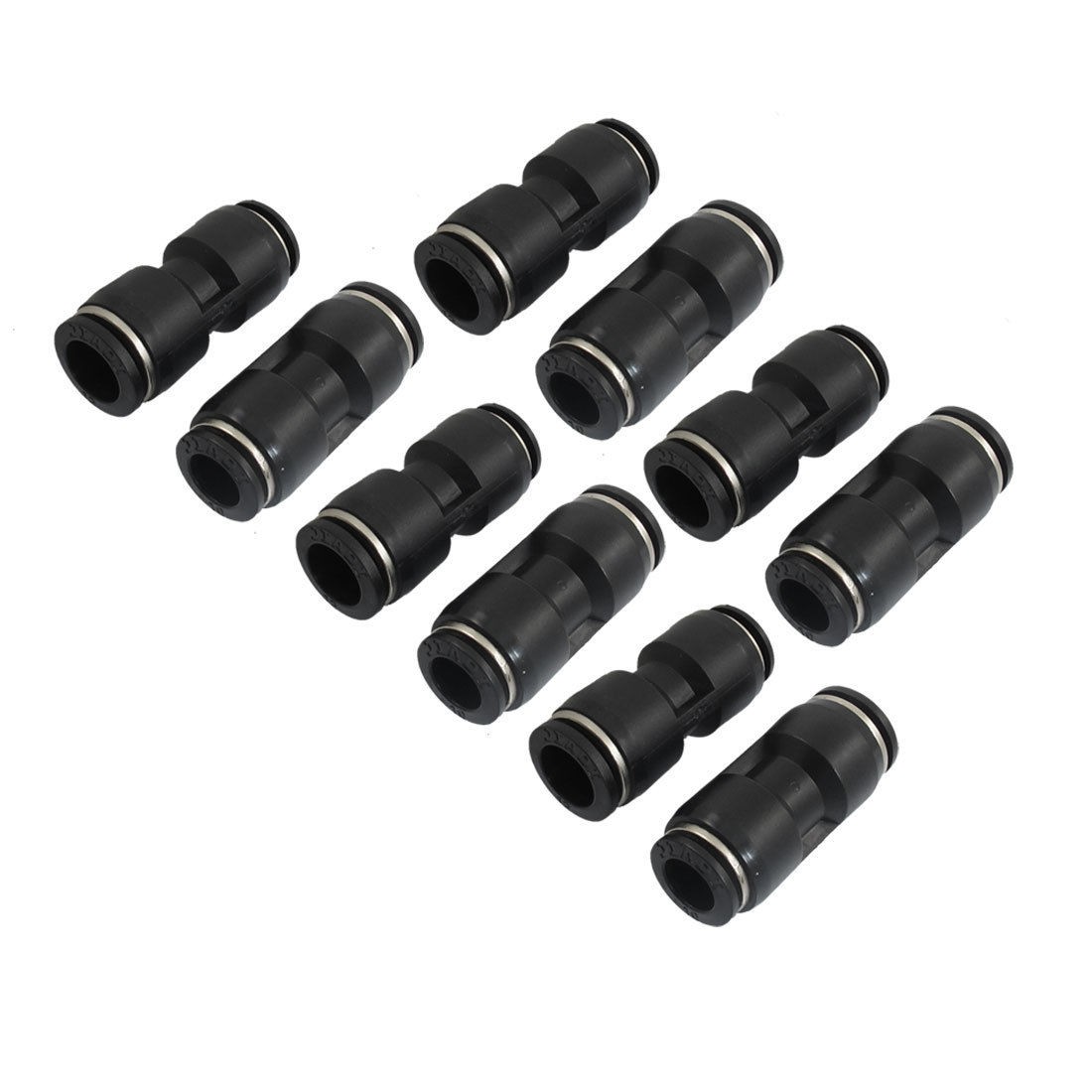 10pcs Pneumatic 12mm to 10mm Straight Push in Quick Fittings