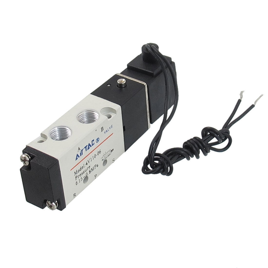 4V110 06 DC24V 2 Position 5 Way Pneumatic Solenoid Valve