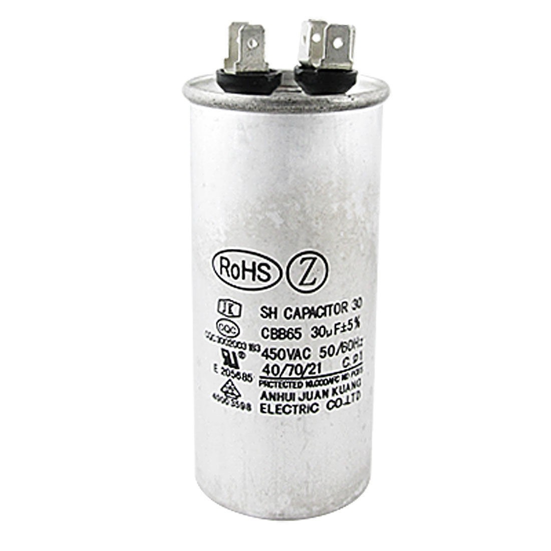 450VAC 30uF CBB65 Air Conditioner Motor Capacitor