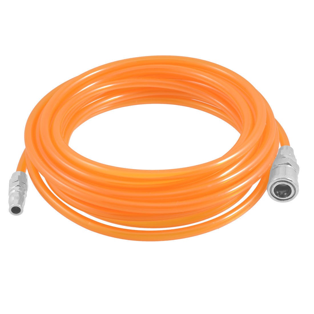 5mm x 8mm x 10M Clear Orange Pneumatic Quick Connect Polyurethane PU Tube