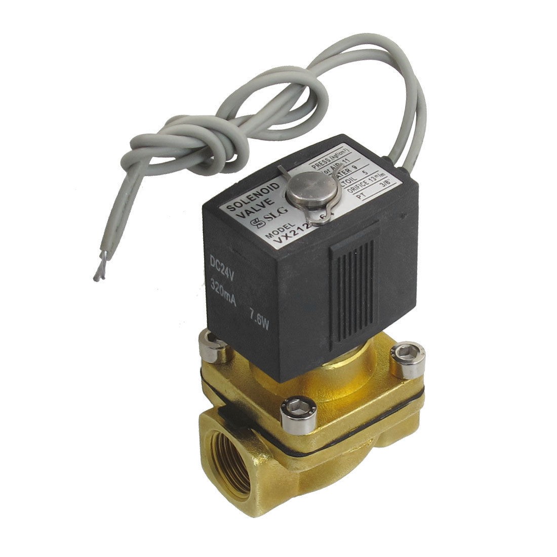 VX2120 64 3 8" Two Way Switch Solenoid Water Valve DC 24V 320mA