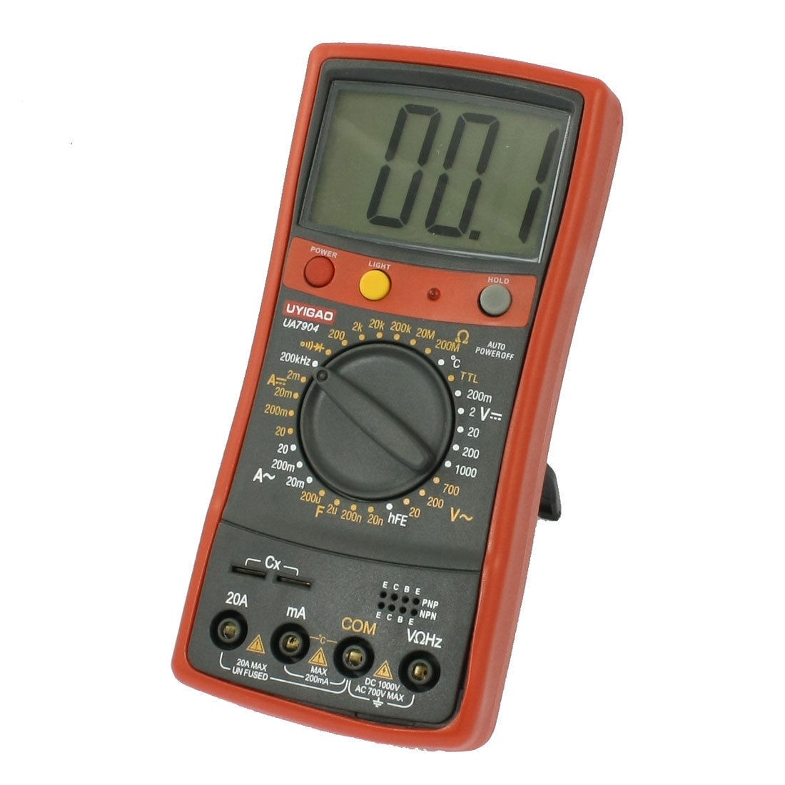 LCD Display AC DC Voltmeter Ohmmeter UA7904 Digital Multimeter