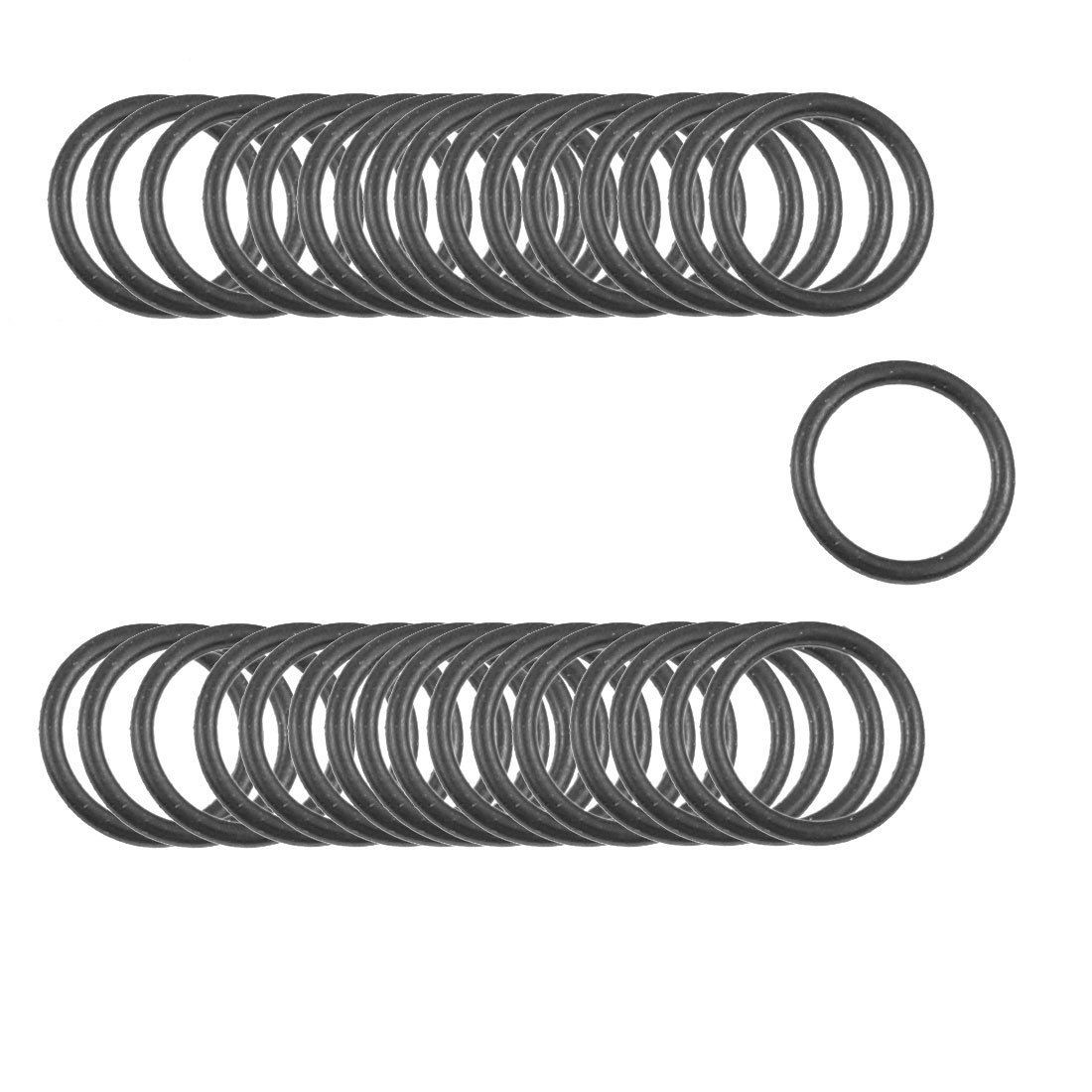 17mmx13.5mmx2m<wbr/>m Automobile Sealing NBR O Rings Washers 50 Pcs