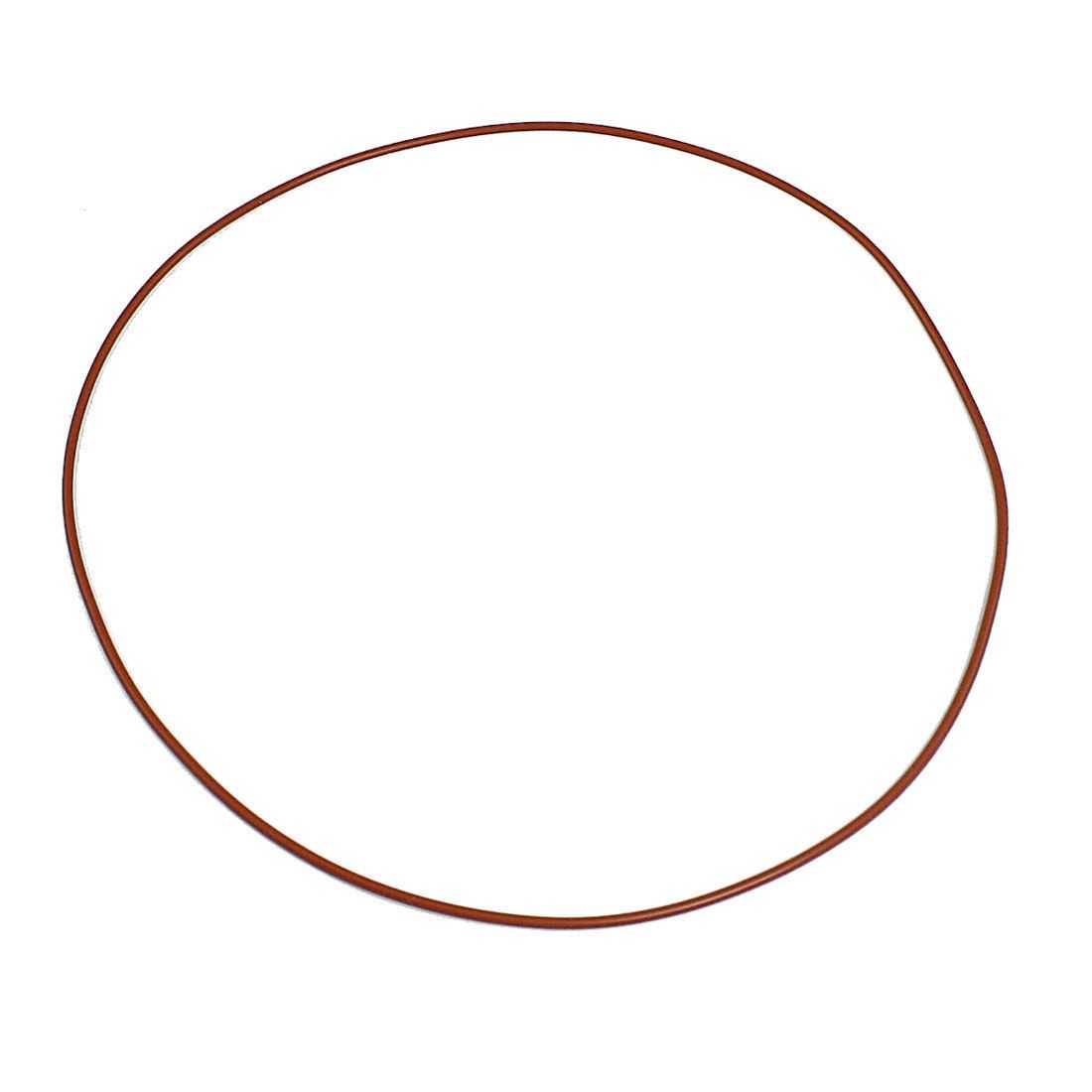 200mm x 195mm x 2.5mm Silicone O Ring Oil Seals Washers Red