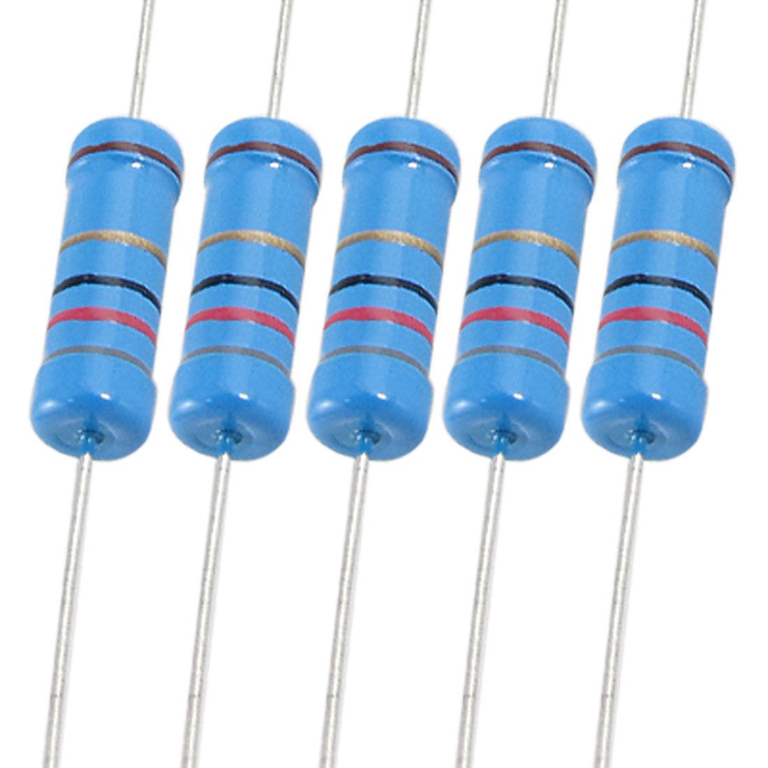 82 Ohm 3W 1% Axial Lead Metal Film Resistors 100 Pcs