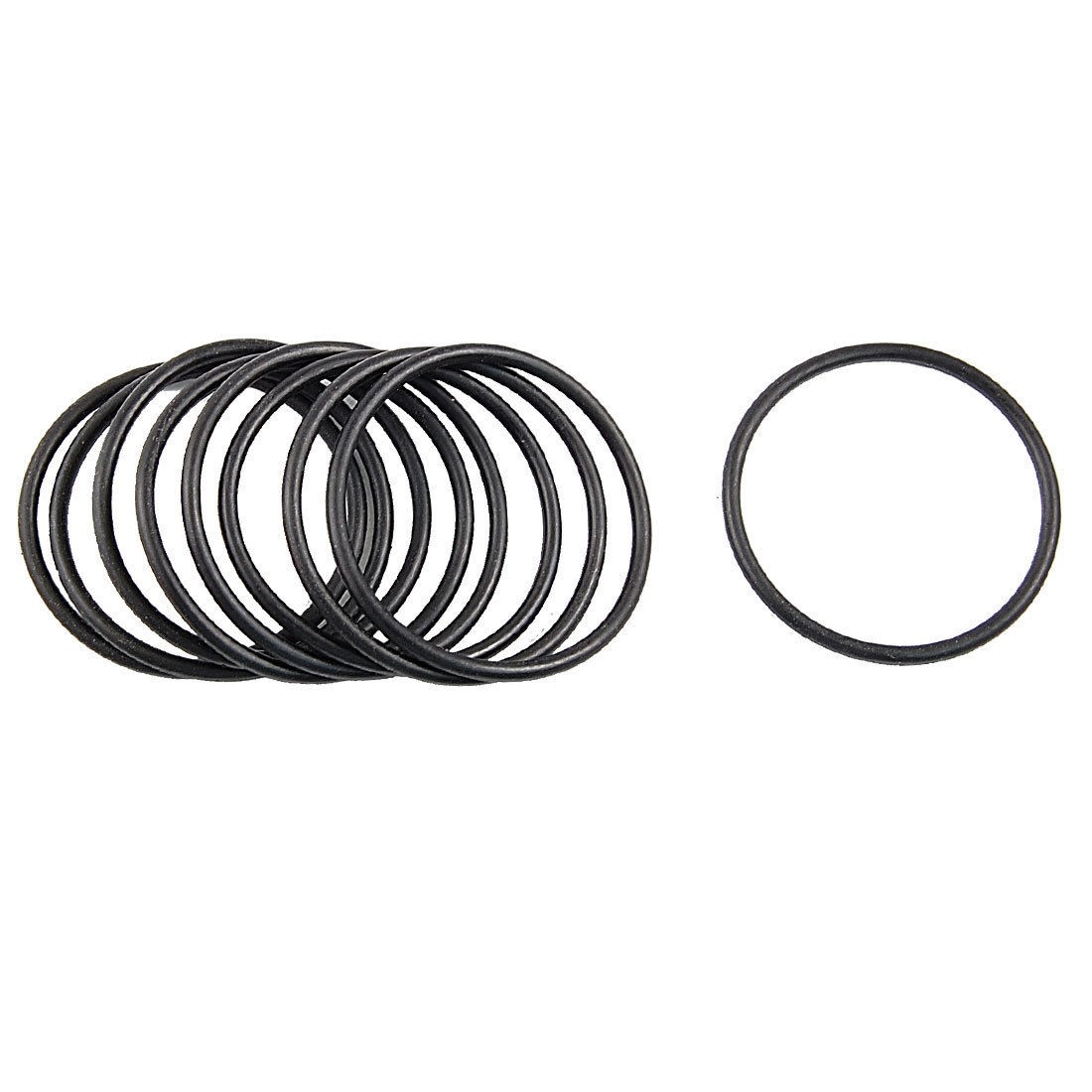 10 Pcs 60mm x 3.5mm Mechanical Nitrile Rubber O Ring Oil Seal