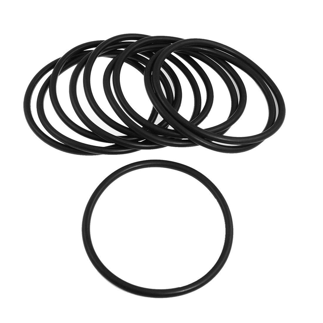Automobile 105mm x 5.7mm O Rings Hole Sealing Gasket Washer 10 Pcs