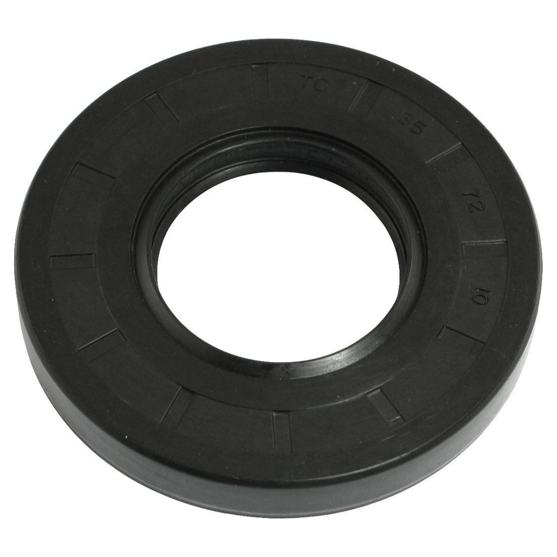 35mm x 72mm x 10mm Nitrile Rubber Double Lip TC Oil Shaft Seal Kcvwn