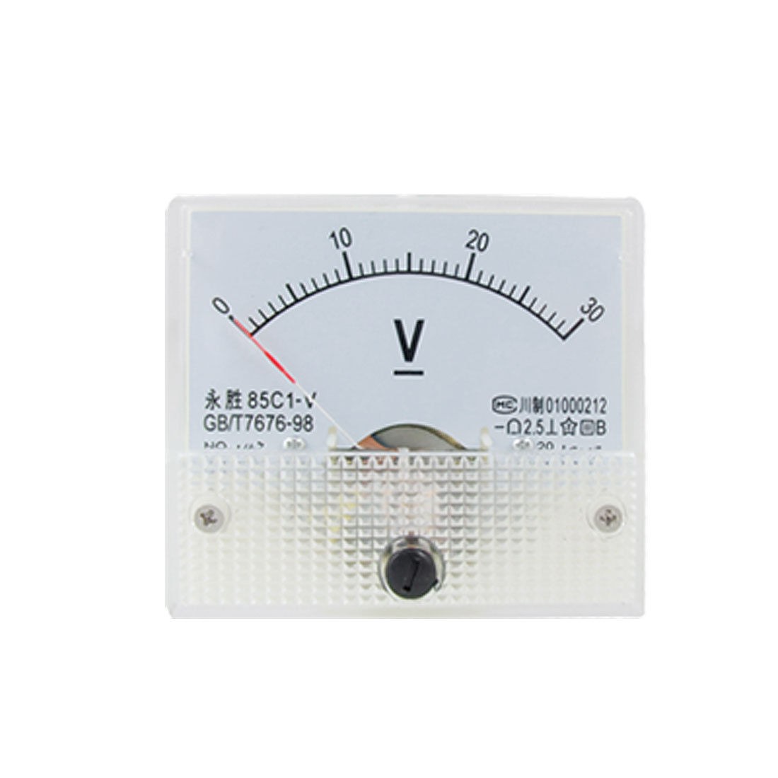 Analogue 30V DC Voltage Needle Panel Meter Voltmeter