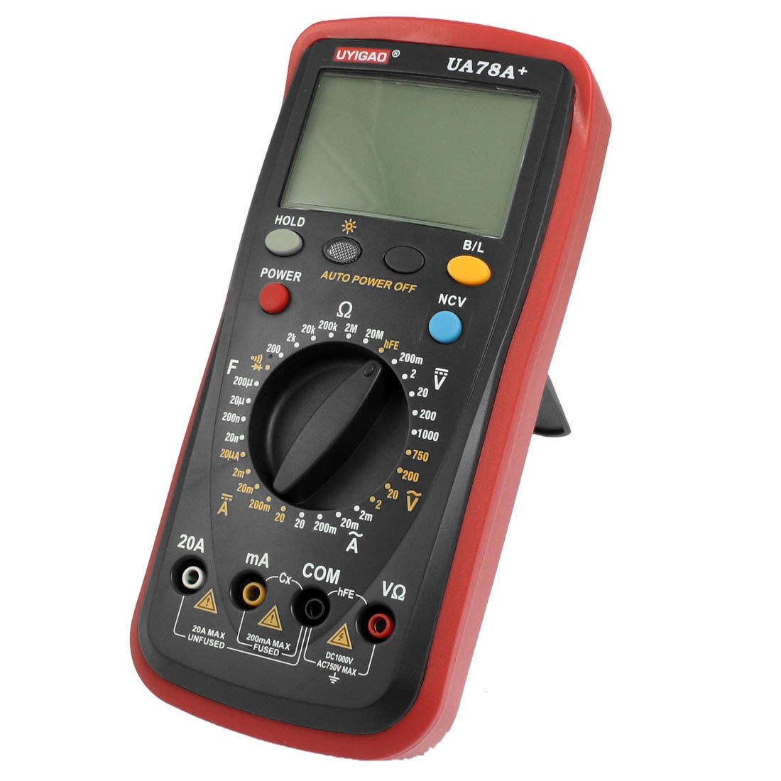 LCD Digital Display AC DC Ohm Capacitance Meter Multimeter