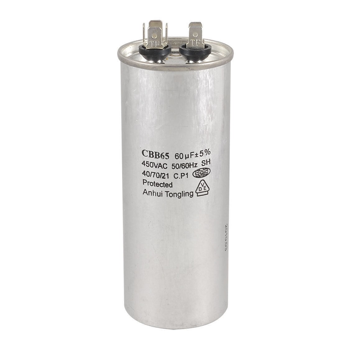 CBB65 450VAC 60uF Motor Run Metallized Polypropylene Capacitor