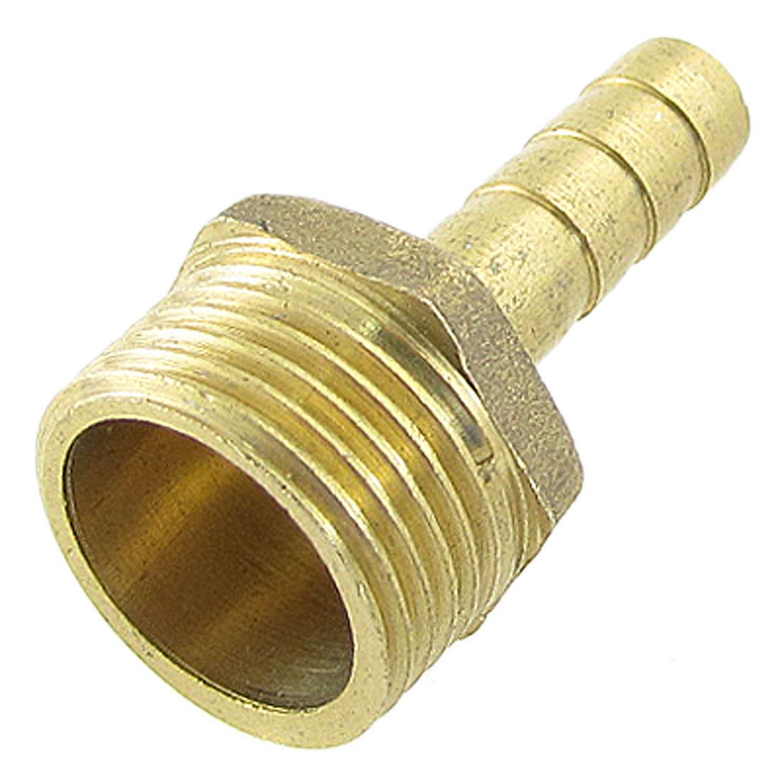 16 2mm OD Threaded 6 5mm Pneumatic Air Gas Hose Coupling Barb Fitting