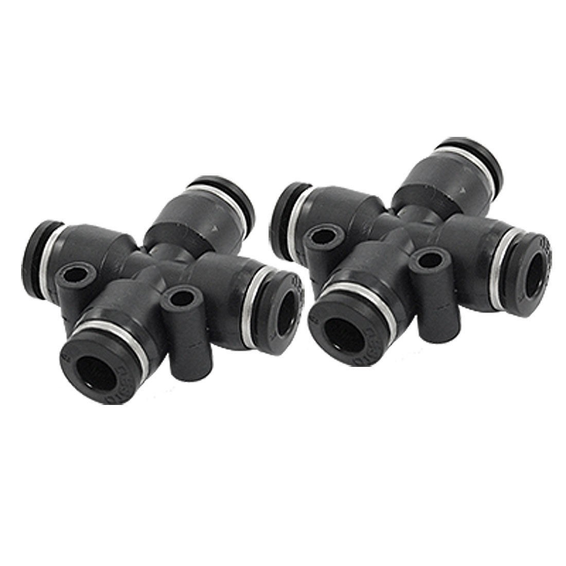 6mm 4 Ports Cross Shaped Pneumatic Tube Quick Fittings